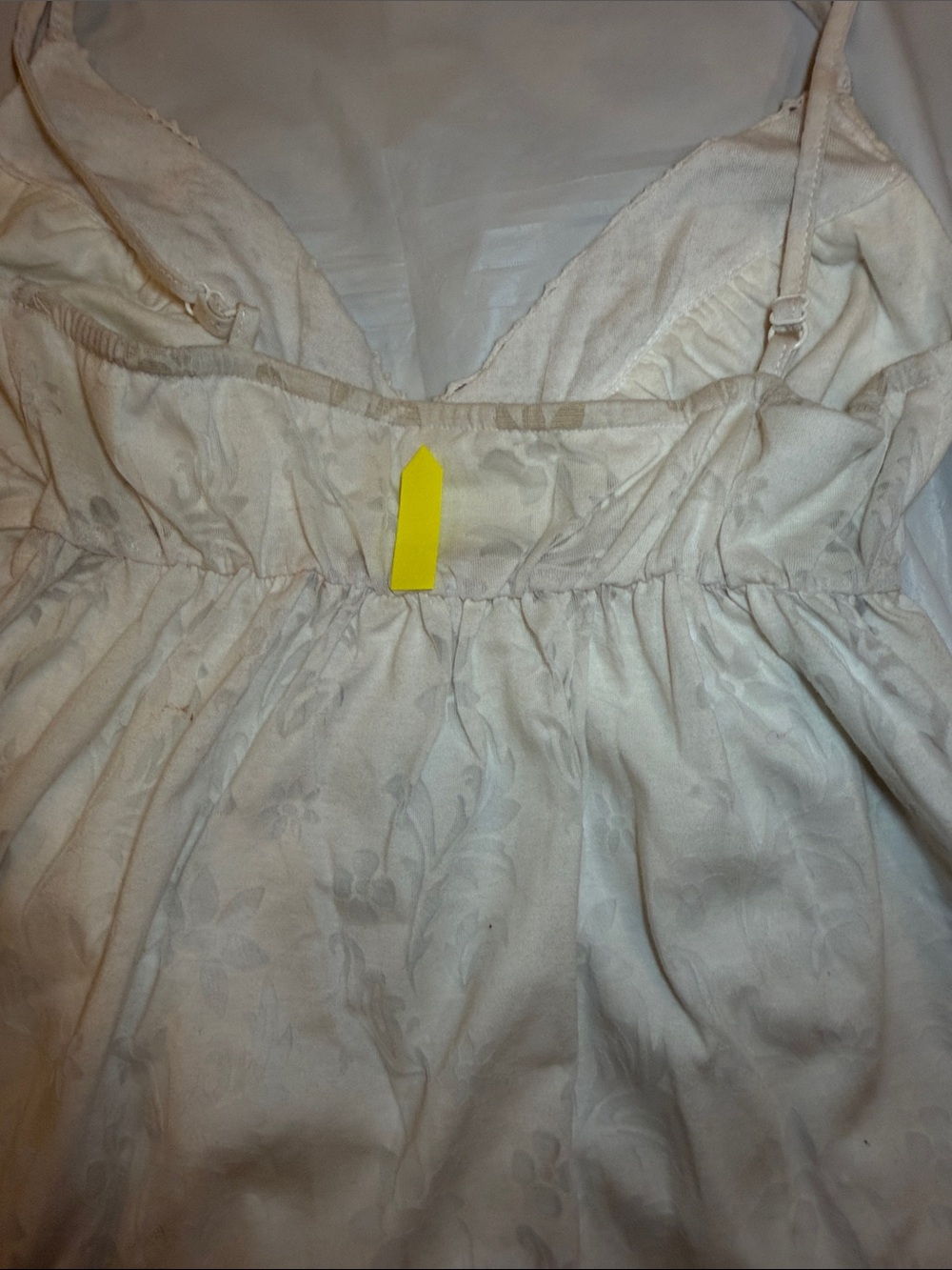 Sweetees Cream Lace-Trim Top - Picture 8 of 8